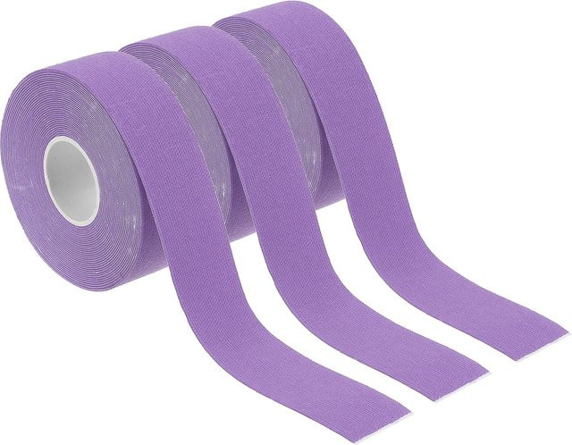 Selbstklebendes rutschfestes Sportband für Yoga und Gymnastik, 1/3 Rolle, Breite: 2,5 cm, in Pink und Purple - Bild 1
