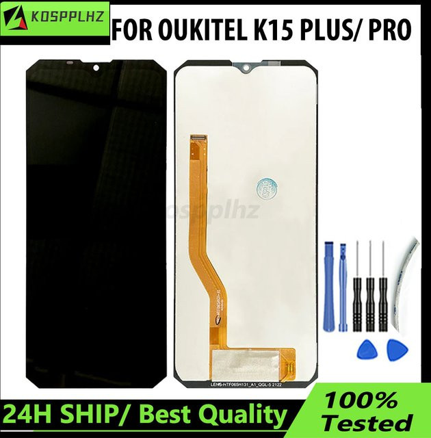 Oukitel K15 Plus K15 Pro LCD-Display Ersatz Baugruppe mit 6,52 Zoll Touchscreen in Schwarz - Bild 1