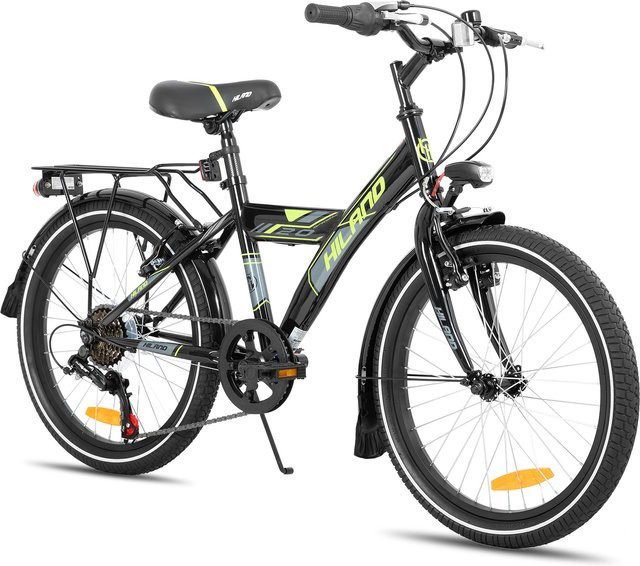 Hiland Kinder-Mountainbike, 20/24 Zoll, mit Shimano 6-Gang-Schaltung - Bild 1