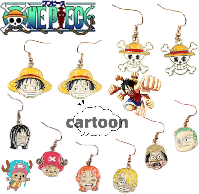 ONE PIECE Ohrringe, Luffy, Zoro, Tony Tony Chopper - Bild 1