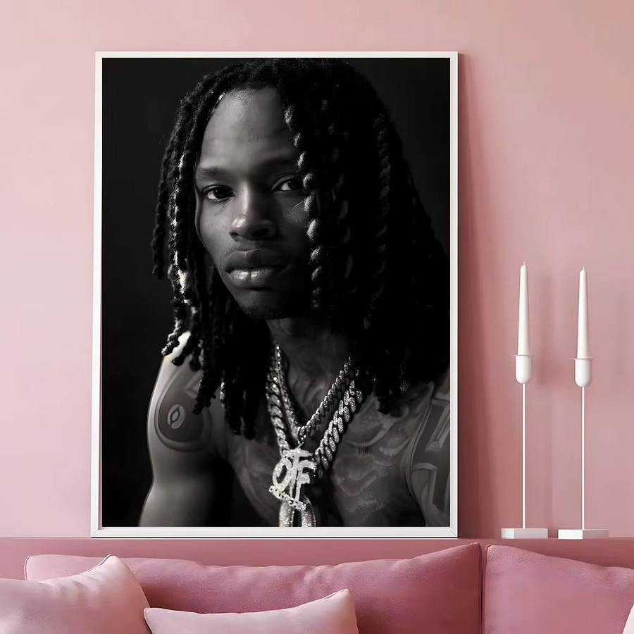 K-King Rapper Poster, selbstklebender und wasserfester Wandaufkleber in Mehrfarbig, B/H: 20 x 20 cm - Bild 7