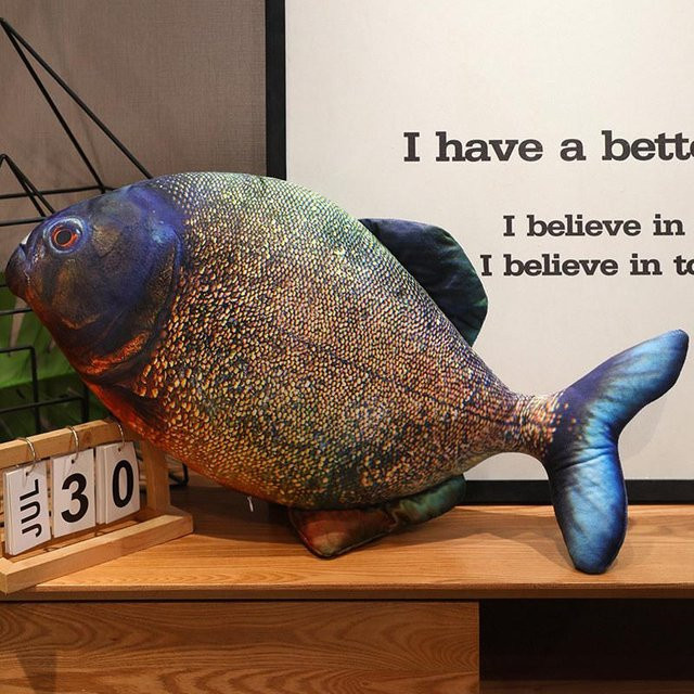 Kidsly Simulation Fisch Kissen Plüschtier, 8 Stile, 40cm - Bild 1