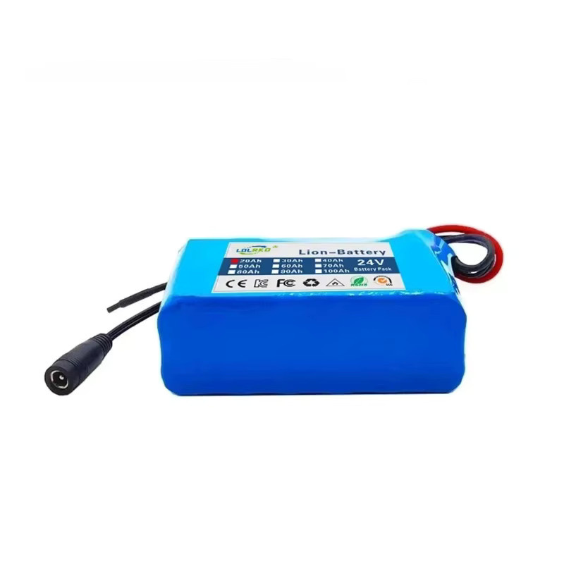 LOLRKO 24V 6S2P 50000mAh 18650 Lithium-Akku mit BMS in Blau für Elektromotoren und Campingausrüstung - Bild 2