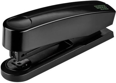 Novus Heftgerät B2 re+new in Schwarz aus Metall und Recyclat für bis zu 25 Blatt mit 200 Heftklammern Typ 24/6 und 26/6 - Bild 1