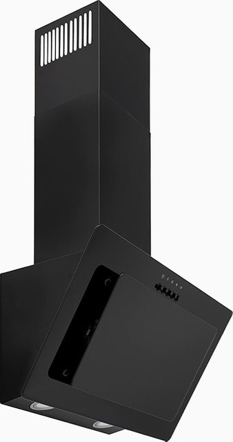 Exquisit KFD 61-8 sw Dunstabzugshaube in Schwarz mit LED-Display, Abluft und Umluftfunktion, B/T/H: 60 x 50 x 35 cm - Bild 1