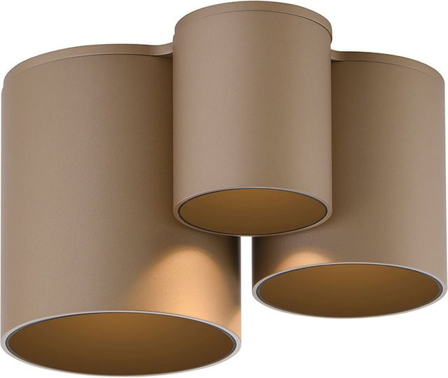 Paul Neuhaus PURE POINT LED-Deckenleuchte in Bronze, dimmbar, warmweiß - Bild 1