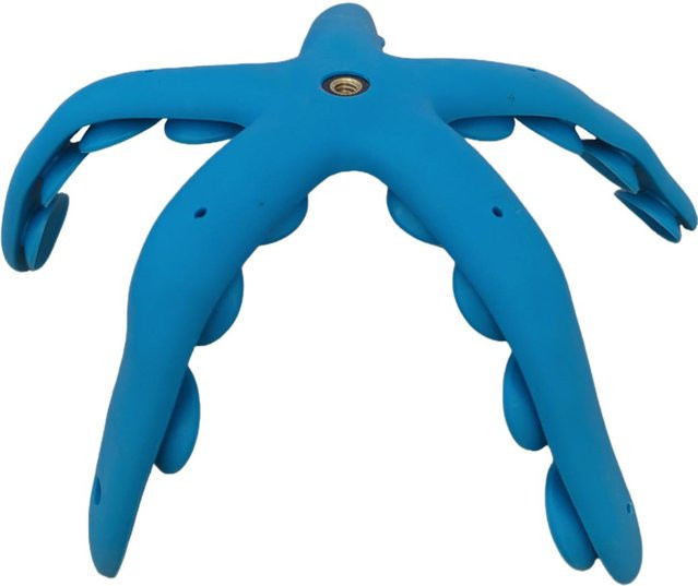 Octopus Handyhalter mit flexiblem Tentakelständer und Saugnapf in Blau für Smartphones und Action-Kameras - Bild 1