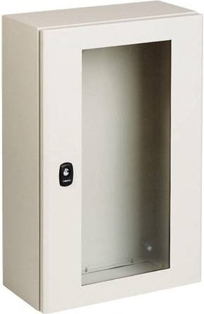 Schneider Electric PanelSeT S3DB NSYS3DM7515T Schaltschrank aus Stahl in Grau, B: 50 cm, T: 70 cm, H: 15 cm - Bild 1