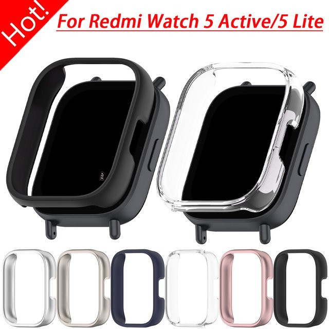 CAOWTAN Uhrenzubehör für Xiaomi Redmi Watch 5, transparente Abdeckung, Silber, Unisex - Bild 1
