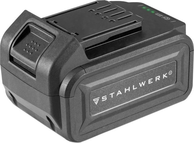 STAHLWERK 20 V Li-Ion Ersatzakku mit 4 Ah in Schwarz passend für STAHLWERK Werkzeuge - Bild 1