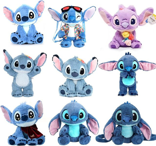 Disney Plüschtiere, Blau, Lila - Bild 1