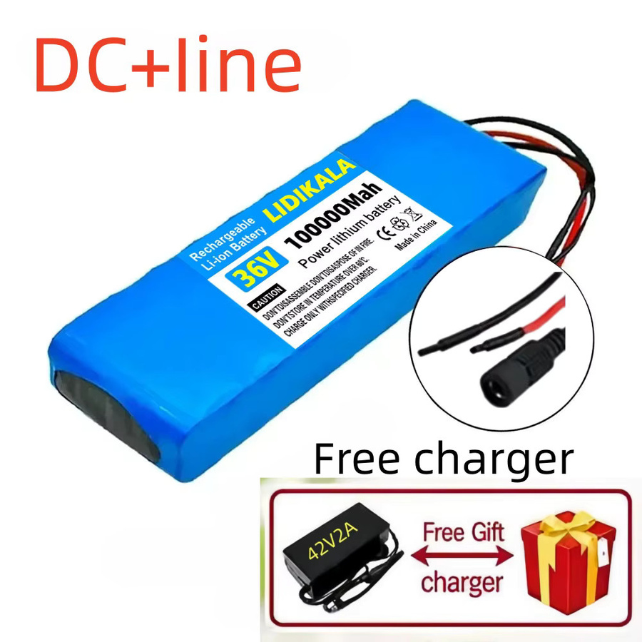 Lithium-Ionen-Akku für Elektroroller 36V 10Ah 10S2P mit 18650 Zellen in Blau - Bild 4