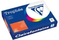 Clairefontaine Trophée Color Kopierpapier DIN A4, 80 g/m², 500 Blatt, Mehrfarbig (Orange & Multicolour), FSC-zertifiziert, holzfrei - Bild 1