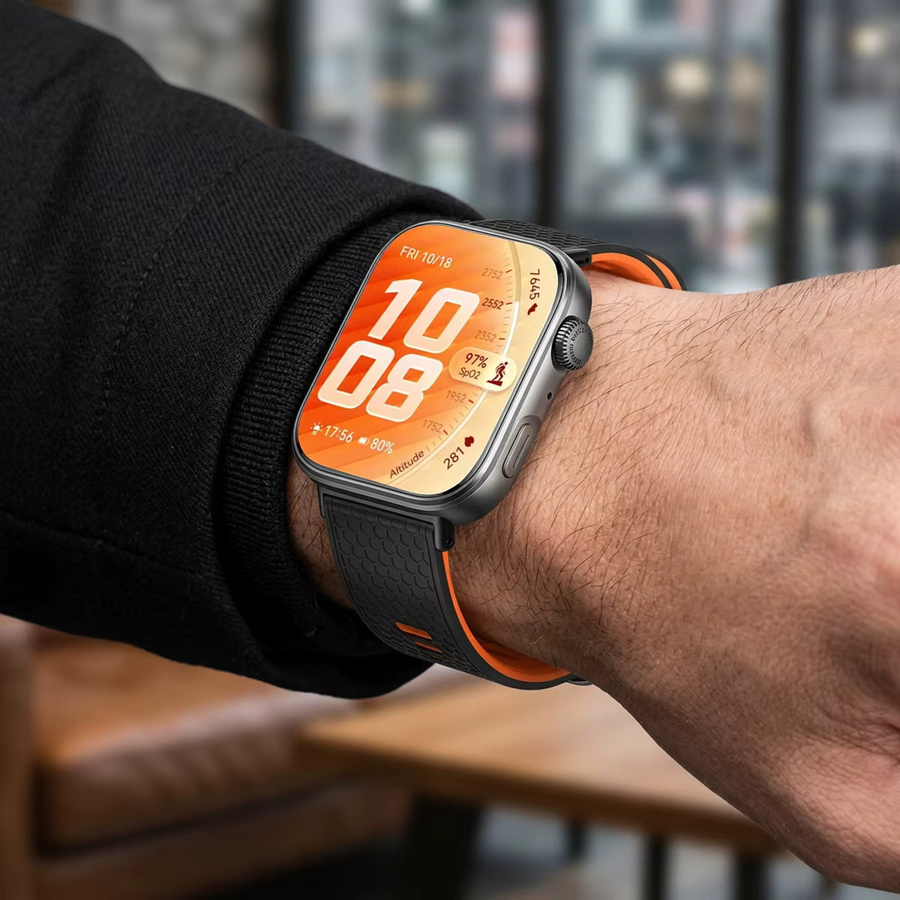 CAOWTAN Uhrenarmband Silikon, Zweifarbig, Unisex - Bild 1