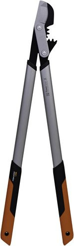 Fiskars PowerGearX LX98-L Bypass-Getriebeastschere in Schwarz und Orange aus Stahl, Kunststoff und Aluminium - Bild 2