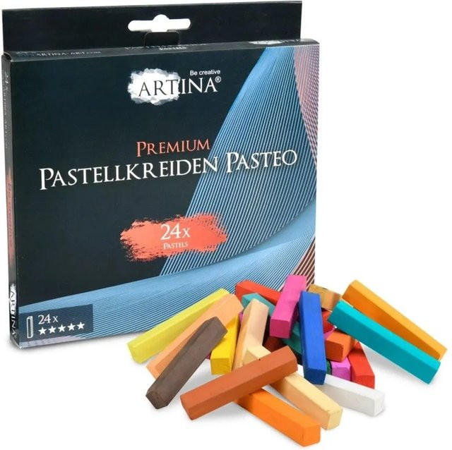 Artina Pasteo Weichpastellkreide in Mehrfarbig, 24-teiliges Set mit Pigmenten - Bild 1