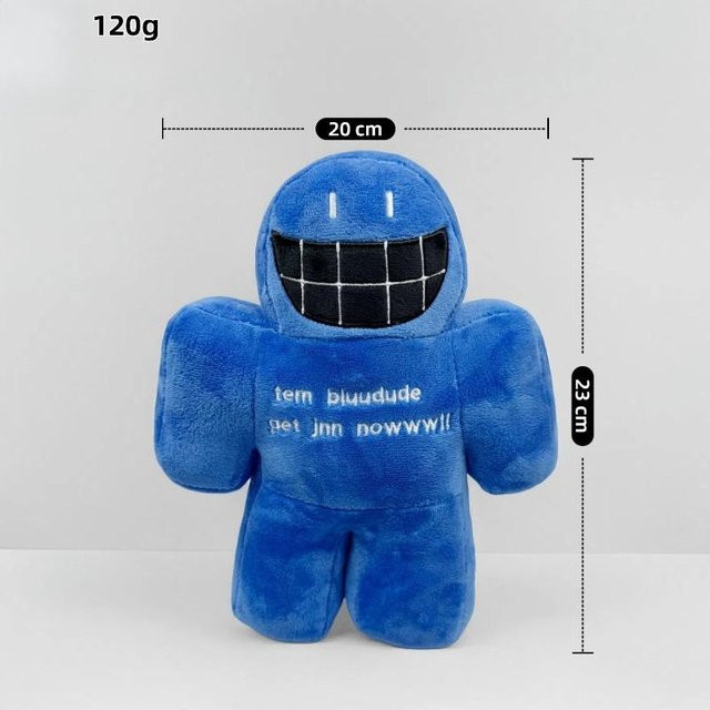 Forsaken Chan Serie, Niedliches Plüschtier, Cartoon-Figur, Blau, ab 14 Jahren - Bild 1