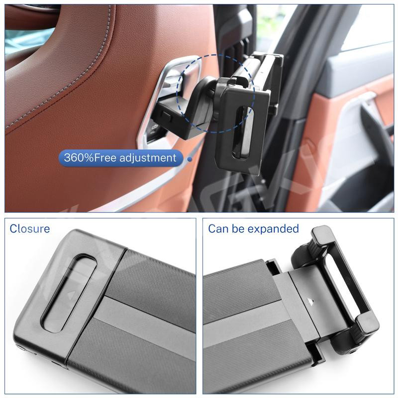 KUNGKIC Rücksitz Multimedia Halterung für iPad und Handy in Schwarz für BMW i5 G60 X5 X6 5er 7er - Bild 4