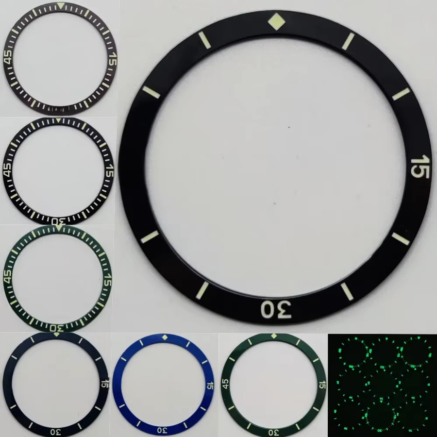 RICHUS Uhrenlünette Keramik, 38 mm, Grün - Bild 3