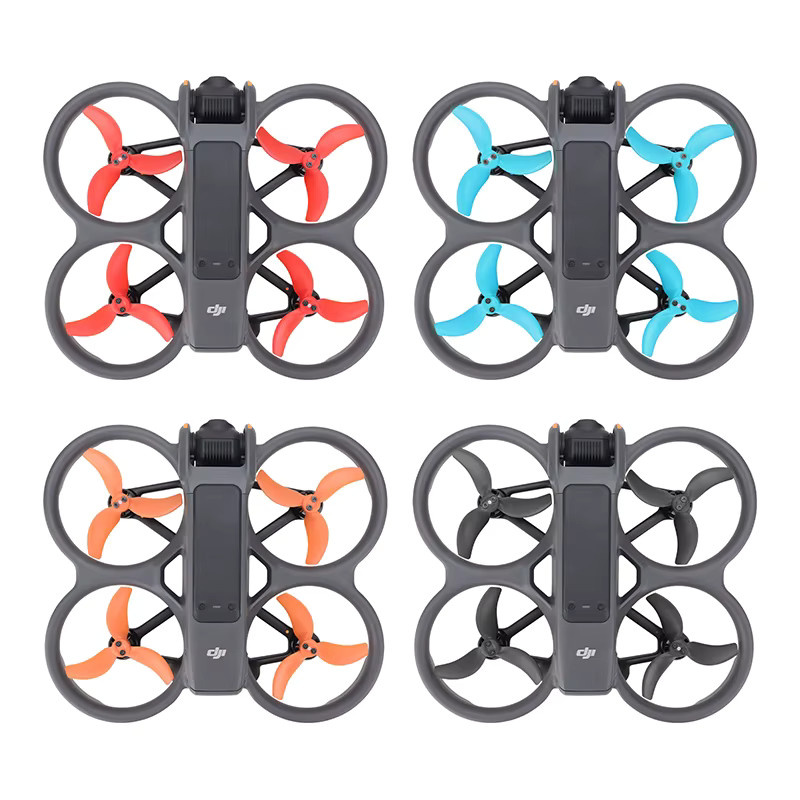 DJI Avata 2 Propeller Ersatzteile bunte leichte Flügel in Schwarz und Multicolour - Bild 3