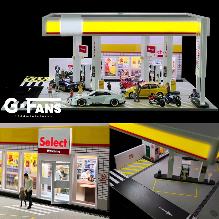 meiduoxing Auto Garage Miniaturen, 1:64 Maßstab, Bunt / Mehrfarbig - Bild 2