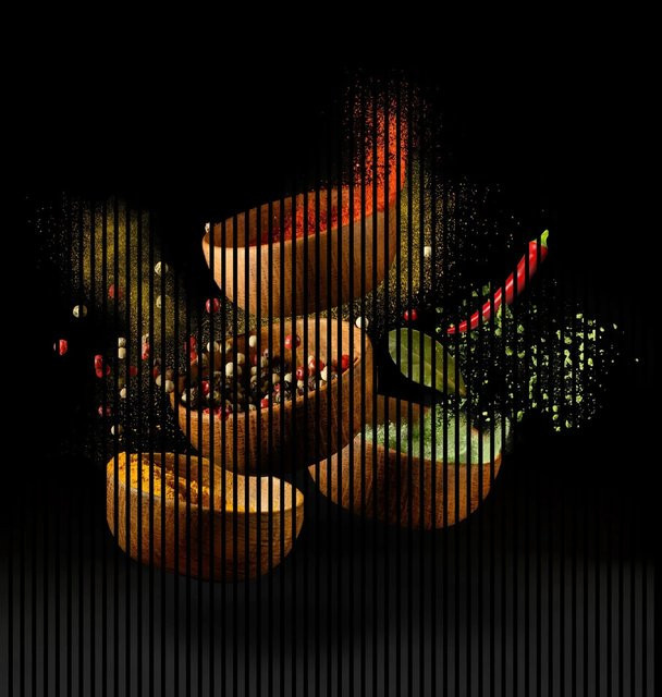 FN Acustico Akustikplatte Spice in Bunt mit PET und MDF, H x B x T: 2.400 x 2.253 x 19 mm - Bild 1