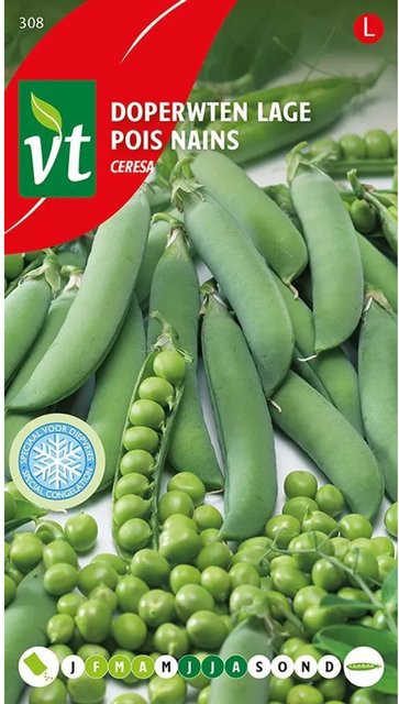 Arborix Erbse Ceresa Samen für Garten und Balkon, 25 g - Bild 1