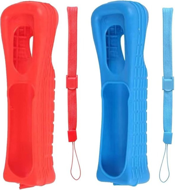 2er-Set Silikon-Schutzhüllen für Nintendo Wii Controller und kabellose Fernbedienungen - Bild 1
