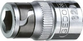 Gedore Bit-Adapter 1/4 Zoll Vierkant auf 1/4 Zoll Sechskant in Silber - Bild 2