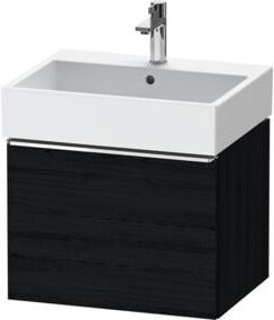 Duravit Waschtischunterschrank D-Neo wandhängend in Schwarz oder Weiß, B/T: 58,4 x 44,2 cm - Bild 1