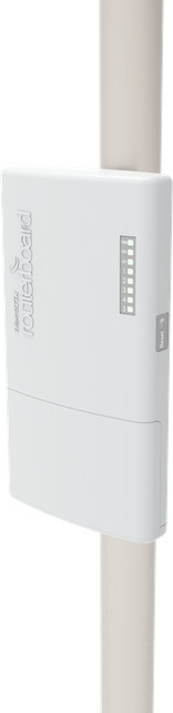 MikroTik RouterBOARD PowerBox Pro RB960PGS-PB Router mit 1GbE Ethernet/LAN in Weiß zur Montage an der DIN-Schiene - Bild 1