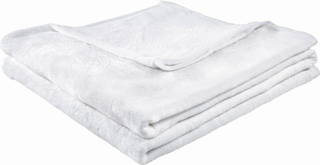 Modern Living Kuscheldecke Michael in Weiß, B/B: 220 x 240 cm, Fluffy Polyester - Bild 1