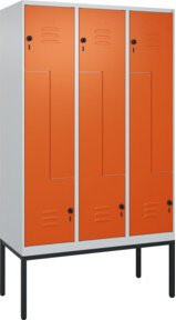 C+P Z-Spind Classic PLUS Gestell mit 6 Fächern, Stahl, lackiert, H x B x T: 212 x 120 x 50 cm - Bild 1