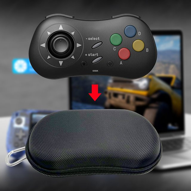 8Bitdo Stoßfeste EVA-Tragetasche in Schwarz für 8Bitdo NEOGEO und 8Bitdo M30 - Bild 1