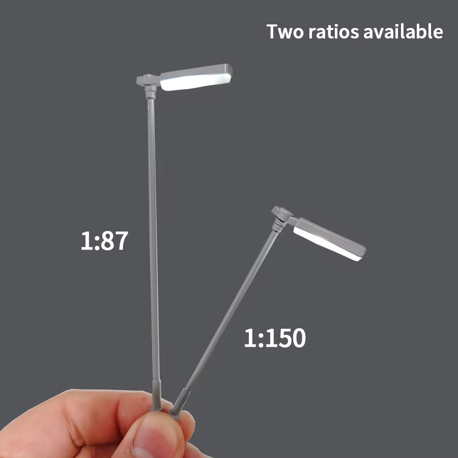TERAYSUN Miniatur Simulation Straße Lampe Modell Kit, 5-teiliges Set - Bild 3