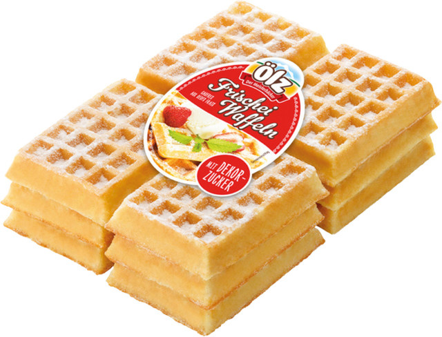 Ölz Frischeiwaffeln mit Zuckerdekor 250 g - Bild 1