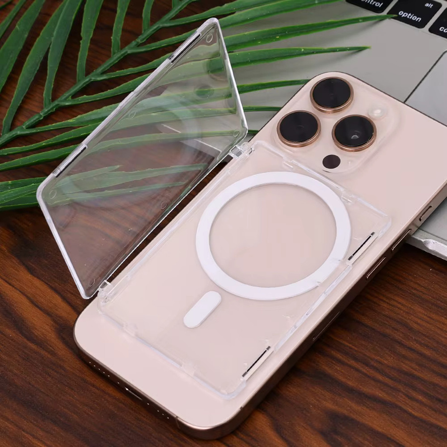 BAPPSUS Transparente Magnetische Kartenhalter-Brieftaschenhülle für iPhone, Samsung und Xiaomi mit MagSafe Kompatibilität - Bild 4
