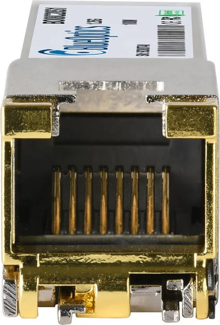 BlueOptics BO08C28S1 SFP Transceiver kompatibel mit Aruba R9D17A, Kupfer RJ45, 1000BASE-T, 100M - Bild 1