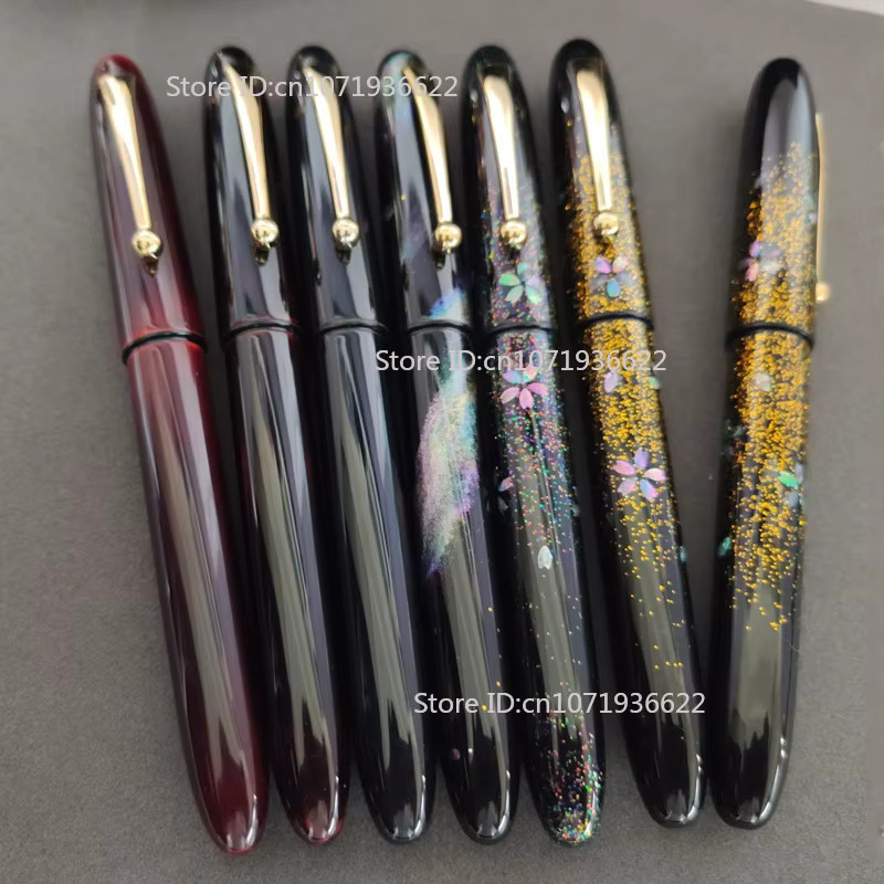 Genius Urushi Lack Raden Perlmutt Maki-e Füllfederhalter für Platinum 3776 Pilot 912 74 742 743 und Sailor 21K 14K - Bild 1