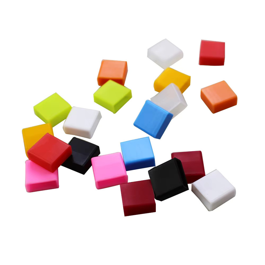 YUXI 10 Stück USB-Stecker Staubschutz aus Silikon in Transparent und Multicolour für USB-A und USB-C - Bild 2