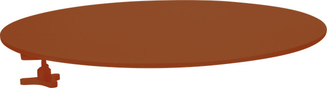 Fermob Bellevie Armlehnenregal für den Garten in Orange und Braun - Bild 1