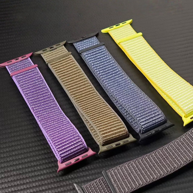 Uhrenarmband Nylon, Schwarz, Unisex - Bild 1
