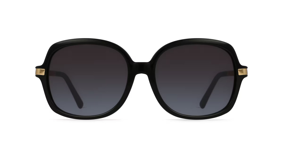 Michael Kors MK2024 ADRIANNA II Sonnenbrille, Vollrand, Quadratisch, Acetat, Schwarz, Damen - Bild 1
