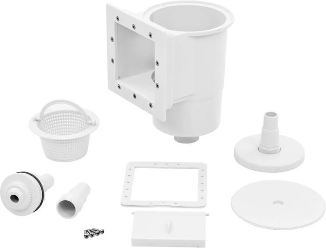 vidaXL 8-teiliges Pool Skimmer Set aus ABS, B/T/H: 21 x 25 x 30,5 cm - Bild 1