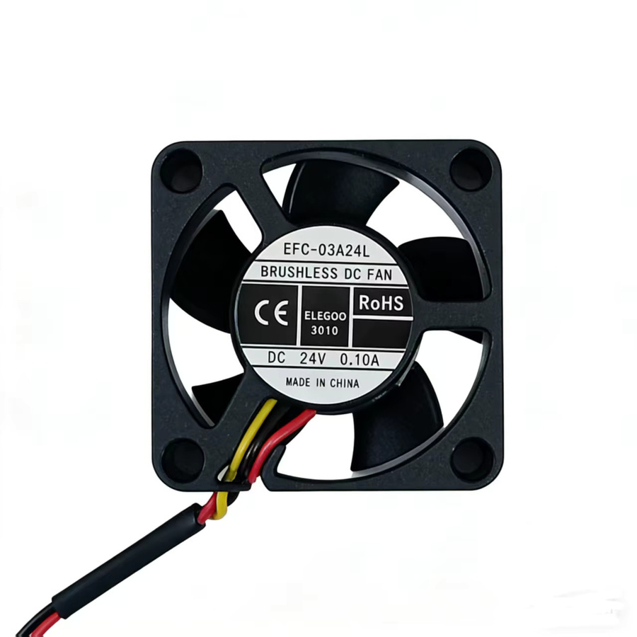 ELEGOO Centauri Carbon Hotend-Lüfter mit Kanalkühlung, Modell 5020, 12000 U/min, Schwarz, Ventilator für CC1 3D-Drucker - Bild 2