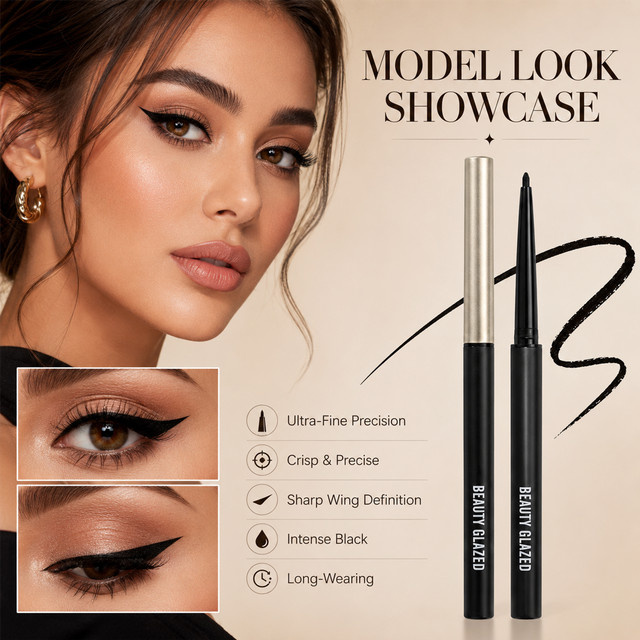 Eyeliner-Stift, schwarz, wasserfest - Bild 1