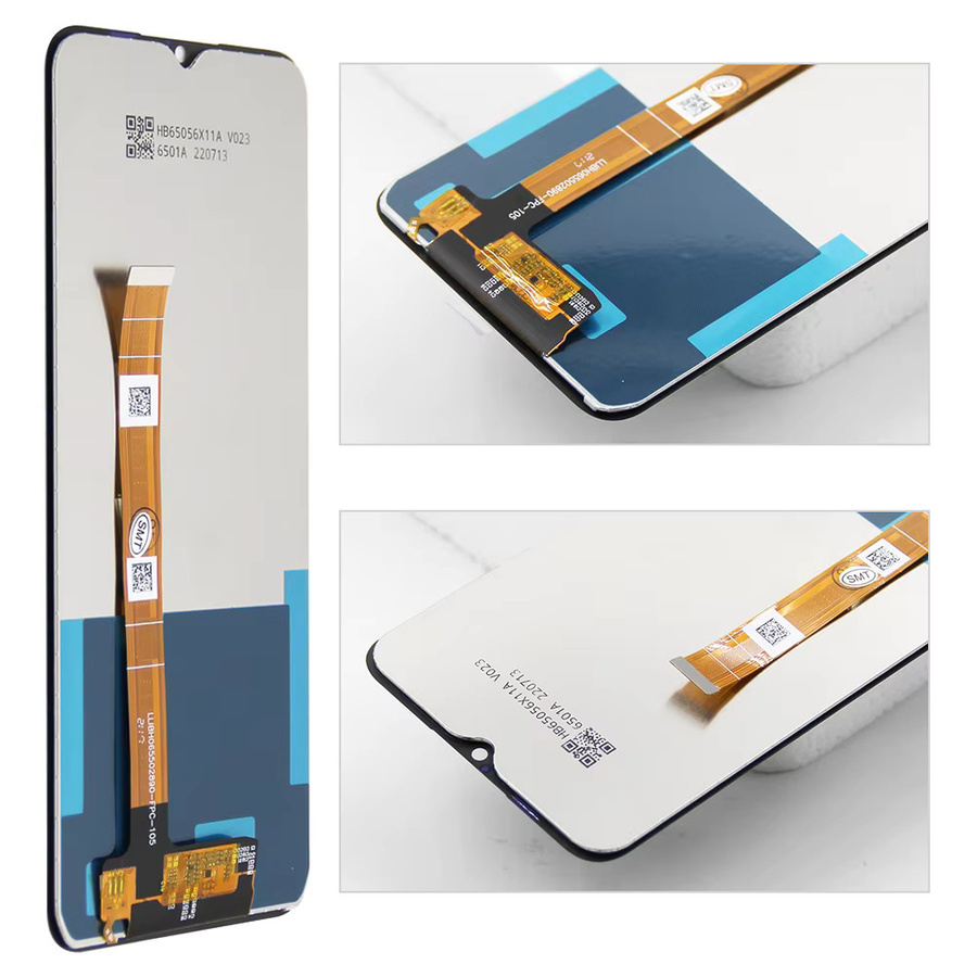 Oppo Realme C21Y Ersatzbildschirm mit 6,5 Zoll LCD-Touchscreen in Schwarz (RMX3261 RMX3263) - Bild 4