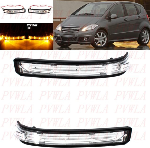 LED Blinker Licht Repeater Anzeige für Mercedes Benz W169 A170 A180 A200 W245 B160 B180 B200 ab Baujahr 2005 - Bild 1