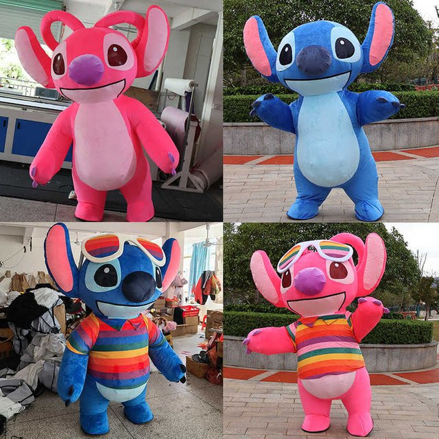 Hot Toys Stitch Aufblasbares Maskottchen-Kostüm, Blau, Disney, Fantasy, Tiere - Bild 1