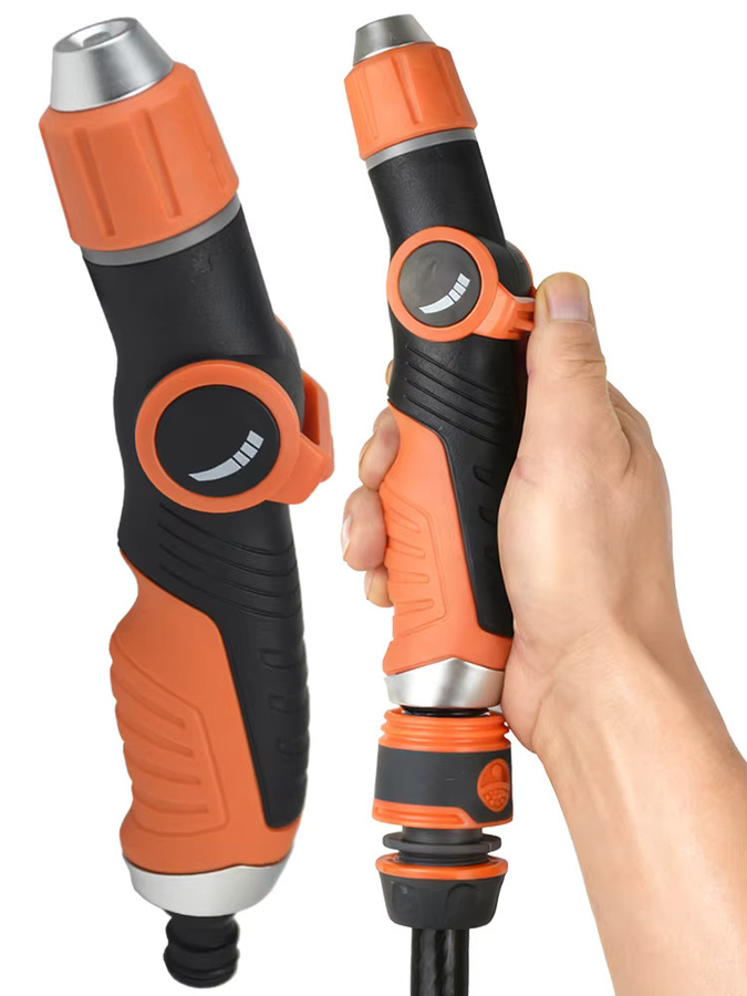 KESLA Garten Hochdruck Wasserpistole mit einstellbarer Düse in Orange für Bewässerung und Autowäsche - Bild 6